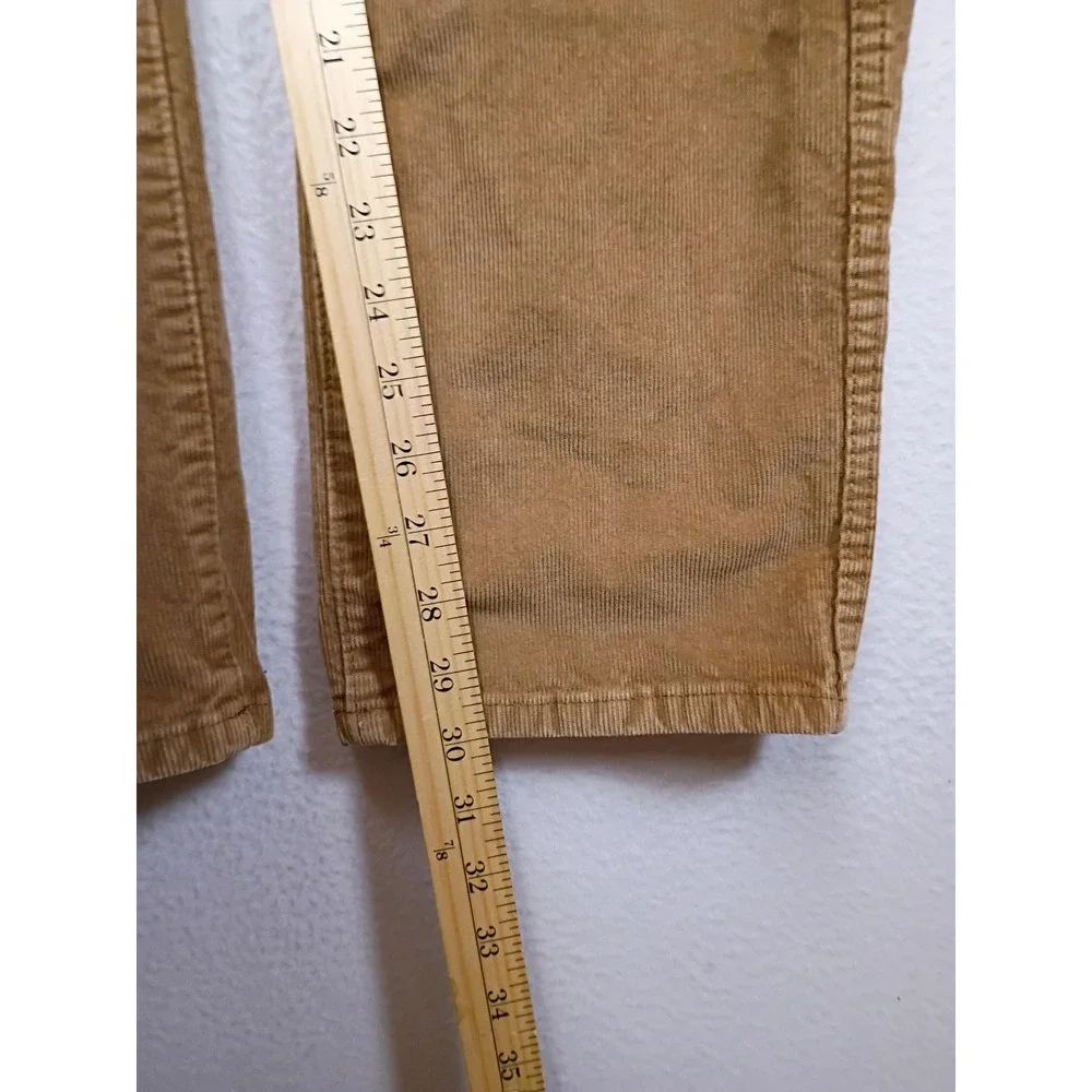 Outdoor Heritage L.L.Bean Mens 36x32 Tan Standard Fit Corduroy Pants 502837